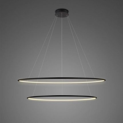 Altavola Design Lampa Wisząca Ledowe Okręgi No. 2 100 Cm In 3K Czarna (La074P_100_In_3K_Black)