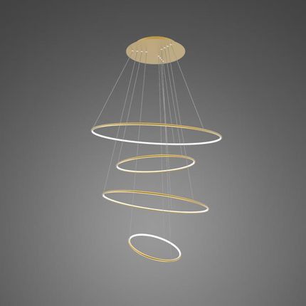 Altavola Design Lampa Wisząca Ledowe Okręgi No.4 100 Cm In 3K Złota (La084P_100_In_3K_Gold)