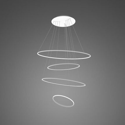 Altavola Design Lampa Wisząca Ledowe Okręgi No.4 100 Cm Biała 3K (La084P_100_In_3K_White)