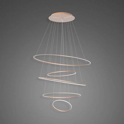 Altavola Design Lampa Wisząca Ledowe Okręgi No.5 120 Cm Miedziana 3K (La085P_120_In_3K_Copper)
