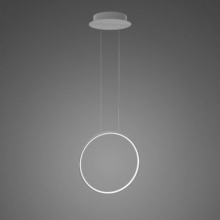 Altavola Design Lampa Wisząca Ledowe Okręgi No.1 X 40 Cm In 4K Srebrny (La073X_40_In_4K_Silver)