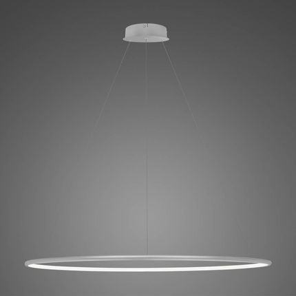 Altavola Design Lampa Wisząca Ledowe Okręgi No.1 120 Cm In 4K Srebrna Ściemnialna (La073P_120_In_4K_Silver_Dimm)