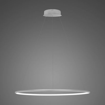 Altavola Design Lampa Wisząca Ledowe Okręgi No.1 80 Cm In 3K Srebrna Ściemnialna (La073P_80_In_3K_Silver_Dimm)