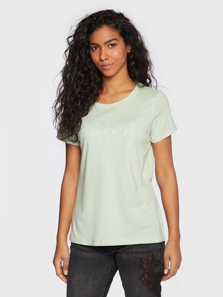 Guess T-Shirt W3RI16 K46D1 Zielony Regular Fit