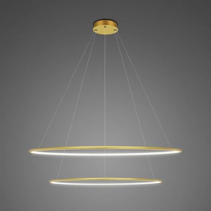 Altavola Design Lampa Ledowe Okręgi No. 2 80Cm In 4K Złota Ściemnialna (La074P_80_In_4K_Gold_Dimm)