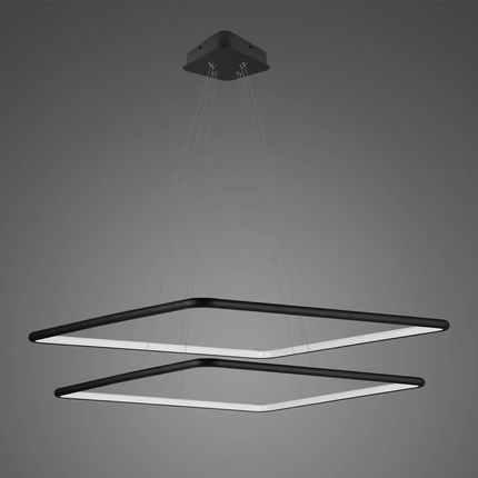 Altavola Design Lampa Wisząca Ledowe Kwadraty No. 2 In 4K Czarna Ściemnialna (La077P_80_In_4K_Black_Dimm)