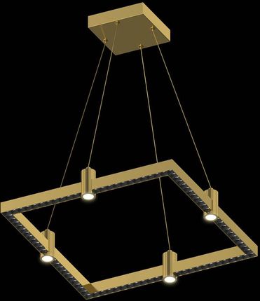 Altavola Design Ledowa Lampa Wisząca Diamante No.1 P1 67Cm Złota (La117P1_67_Gold)