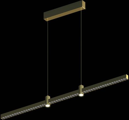 Altavola Design Ledowa Lampa Wisząca Diamante No.3 100 Cm Złota (La119P_100_Gold)