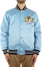 Mitchell &amp; Ness kurtka NCAA Heavyweight Satin Jacket University Of North Carolina OJBF3413-UNCYYPPPLTBL