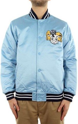 Mitchell &amp; Ness kurtka NCAA Heavyweight Satin Jacket University Of North Carolina OJBF3413-UNCYYPPPLTBL