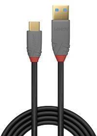 CABLE USB3.2 A-C 0.5M ANTHRA 36910 LINDY