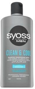 Syoss Men Clean & Cool Shampoo szampon oczyszczający do wszystkich rodzajów włosów 500 ml