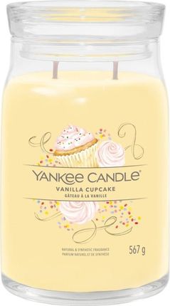 Yankee Candle Signature Świeca W Dużym Słoiku Z Dwoma Knotami Vanilla Cupcake 140484