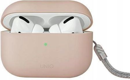 Uniq Etui Lino Airpods Pro 2 Gen Silicone Różowy/Blush