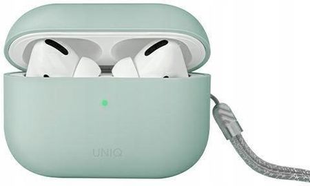 Uniq Etui Lino Airpods Pro 2 Gen Silicone Miętowy/Mint