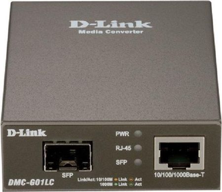 D-Link Konwerter Światłowodowy Dlink Dmc-G01Lc/E 10/100/1000 To Sfp Standalone Media Converter (DMCG01LCE)
