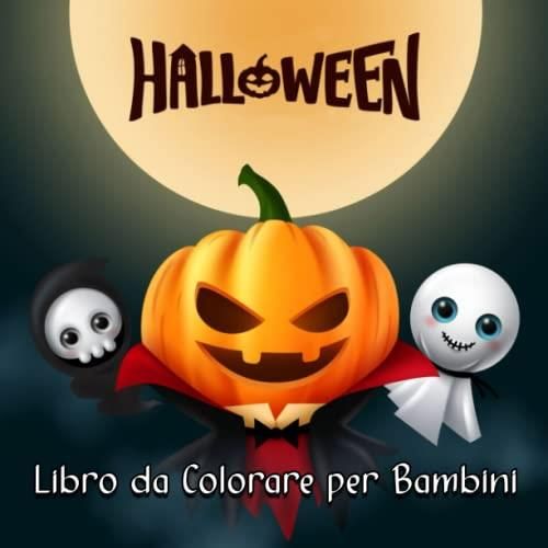 Halloween Libro Da Colorare Per Bambini Dai Anni Grande E Adorabile Collezione Di Perfetti