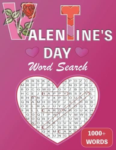 Valentine's Day Word Search for Adults: Large Print Love &amp; Romantic ...