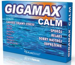 Tabletki Gigamax Calm 30 szt. Uspokojenie Szkoda Nerów