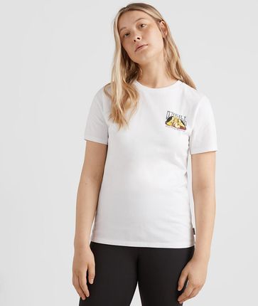 Damska Koszulka z krótkim rękawem O'Neill Future T-Shirt 1850056-11010 – Biały