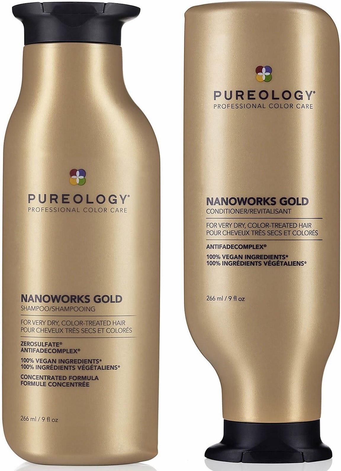 Zestaw dla kobiety Pureology Nanoworks Gold Shampoo And Conditioner Duo 2 X 266Ml Opinie i