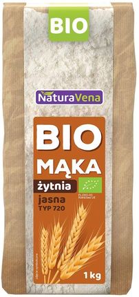 Naturavena Bio Mąka Żytnia Jasna Typ 720 1kg 