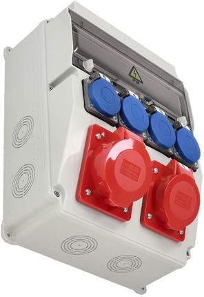 Coffret De Chantier EDO ASTAT PLUS – IP65, Pré-câblé, 230-400V, Hager Protections, Blanc