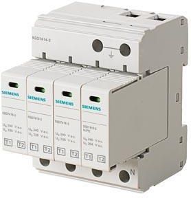 Siemens Ogranicznik Przepięć B+C Typ 1 + 2 4P 12,5Ka Układ 3+1 Tn-S 5SD7414-2