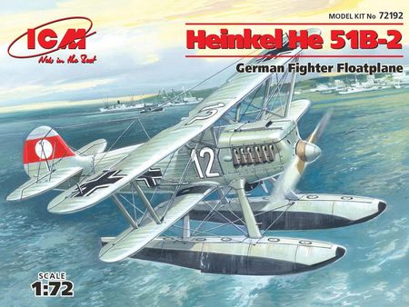 ICM 72192 1:72 Heinkel He 51B-2 German Floatplane