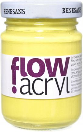 Farba akrylowa Flow żółć cytrynowa, 110 ml