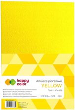 Zdjęcie Pianka dekoracyjna kreatywna A4 żółta 5 arkuszy, H - Lubycza Królewska