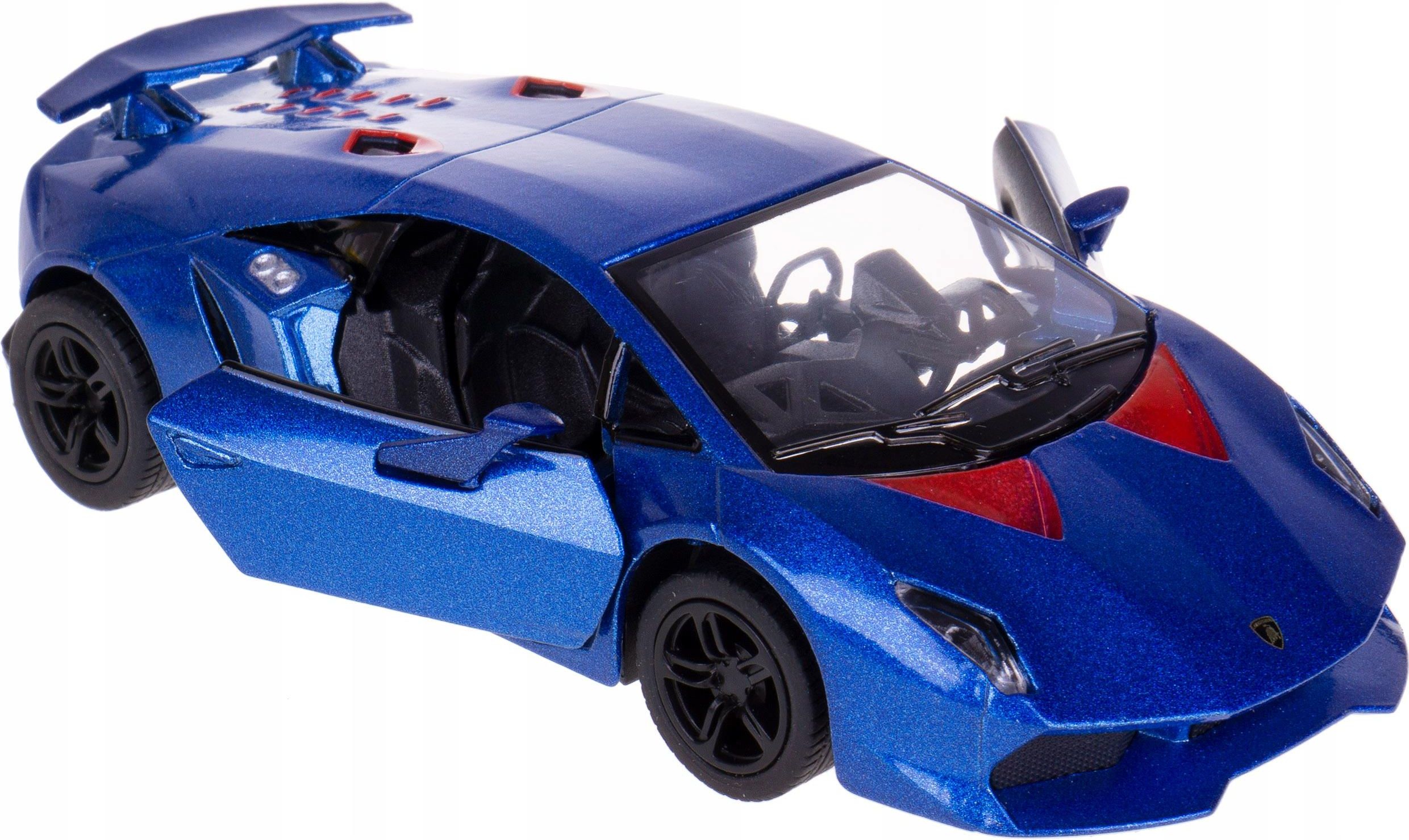 Modèle Réduit Lamborghini Sesto Elemento Blanc Kinsmart échelle 1/38 - Neuf