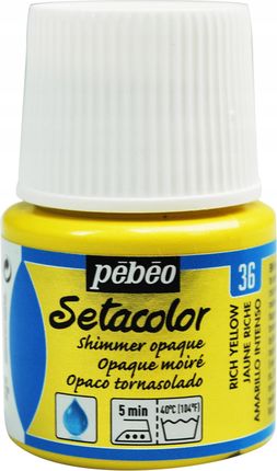 Farba do tkanin Setacolor Pébéo Rich Yellow, 45 ml