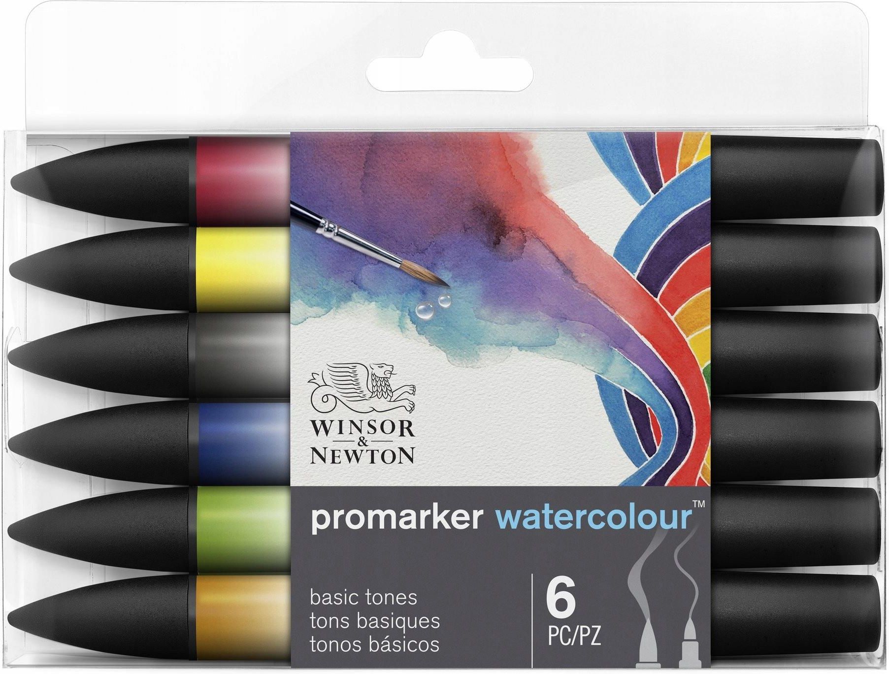 Zestaw Promarker Watercolor Basic, 6 szt. Ceny i opinie Ceneo.pl