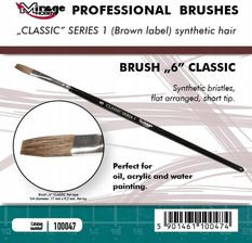 Zdjęcie Pędzel Mirage 100047 Płaski Professional SERIA1 #6 - Świątniki Górne