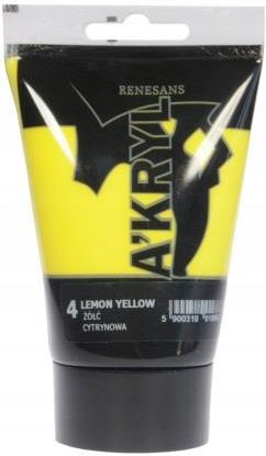 Farba akrylowa Renesans żółć cytrynowa, 100 ml