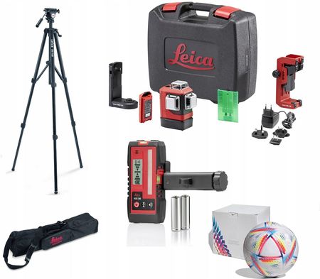 Leica Laser Krzyżowy 360° Lino L6G Statyw Detektor 9129713