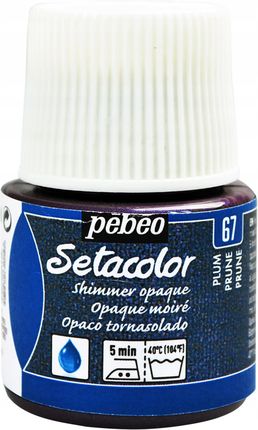 Farba do tkanin Setacolor Pébéo Plum, 45 ml