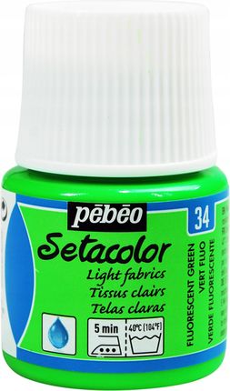 Farba do tkanin Setacolor Pébéo Fluorescent Green