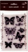 Zdjęcie Stemple przezroczysty silikon Motyle stempel 11163 - Krzywiń