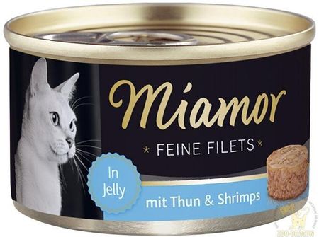 Miamor Feine Filets Tuńczyk Z Krewetkami 100G