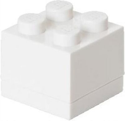 Lego Pojemnik 4 Mini Klocek Pudełko Biały