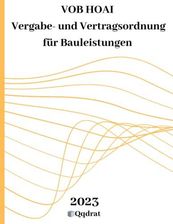 VOB HOAI , Vergabe- Und Vertragsordnung Für Bauleistungen , VOB/B , VOB ...