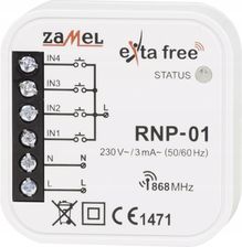 Zamel Exta Free radiowy nadajnik dopuszkowy 4-kanałowy RNP-01 - Sterowanie roletami