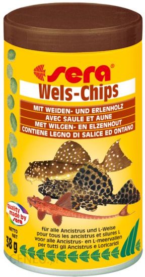 Sera - Sera Wels-Chips Nature [100ml] - pokarm dla ryb skrobiących