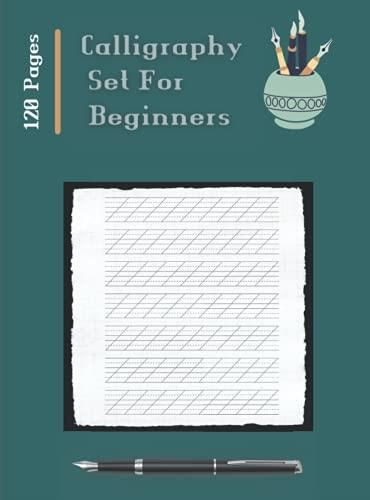 Calligraphy Set for Beginners: Calligraphy Practice Paper Hand Lettering  Workbook - 8.5 x 11 - 120 sheet