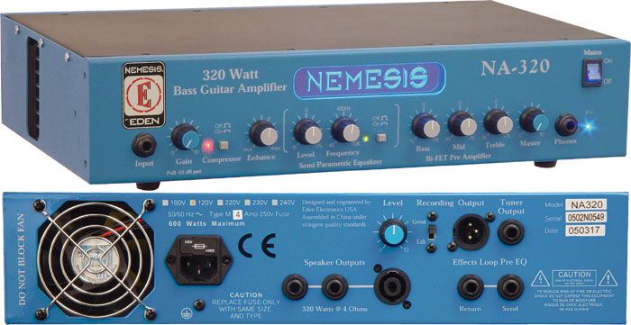 EDEN ギターベース アンプ NEMESIS ネメシス　NA-320 EDEN ギターベース アンプ NEMESIS ネメシス NA-320 Nemesis by Eden