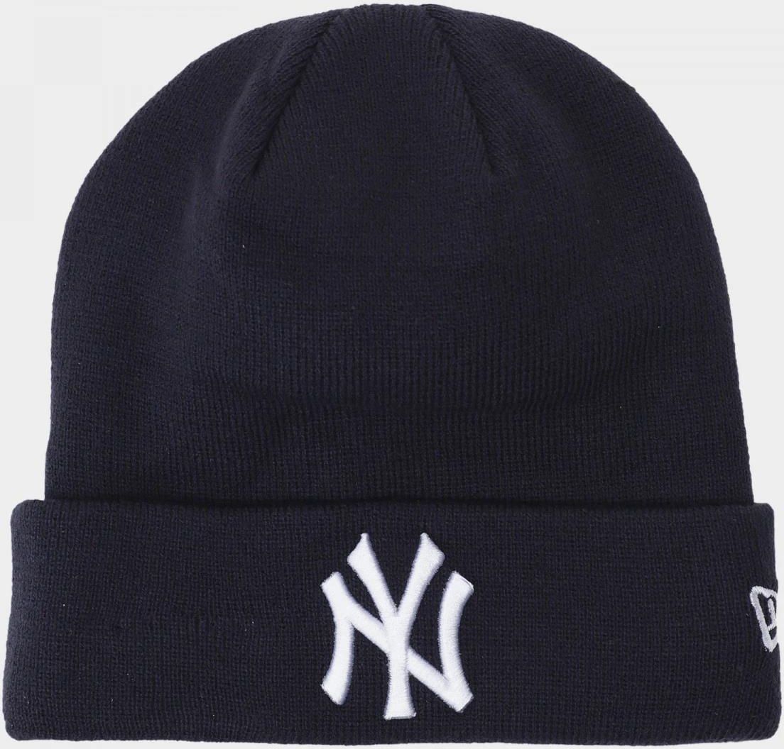 Czapka Zimowa Uniseks New Era Mlb Essential Cuff Beanie New York Yankees Granatowa Ceny I