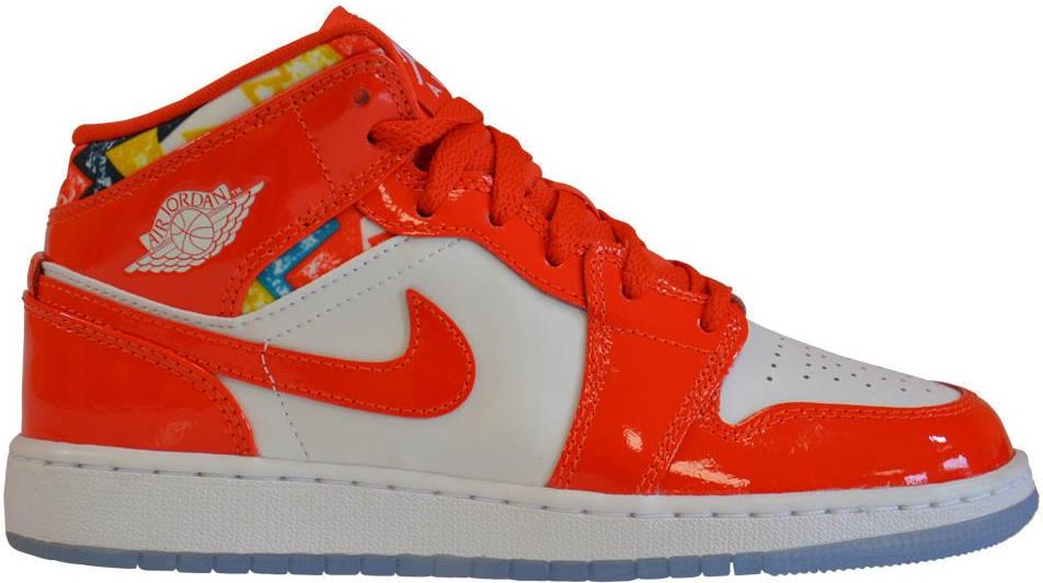 Buty Air Jordan 1 Mid (GS) Barcelona Sweater Red Patent - DC7248-600 - Ceny  i opinie - Ceneo.pl