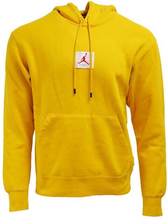 Męska bluza z kapturem Air Jordan Flight Fleece żółta CK6468-711